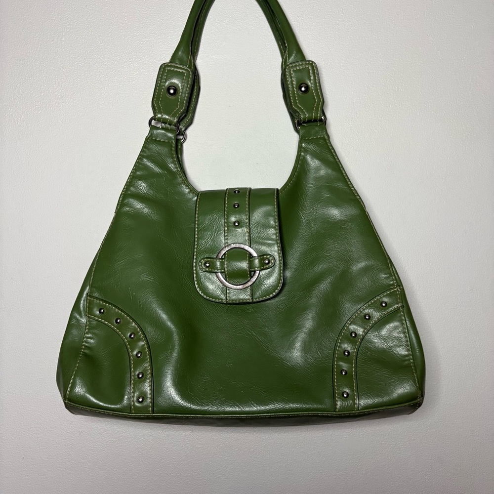 St. John's Bay Olive Green Shoulder Bag